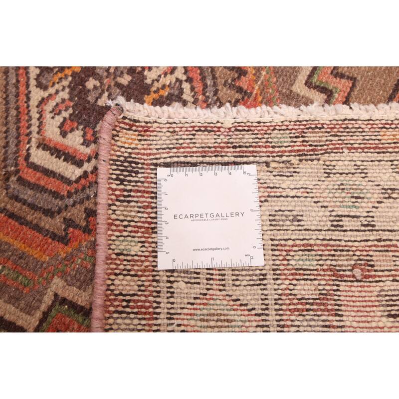 ECARPETGALLERY Hand-knotted Antalya Vintage Brown Wool Rug - 3'4 x 5'2