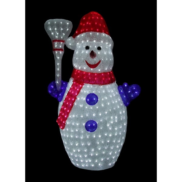 Shop 4 Pre Lit Commercial Grade Acrylic Snowman Christmas Outdoor