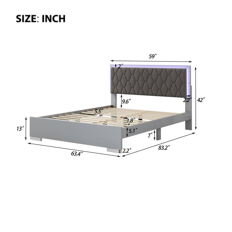 Modern platform bed