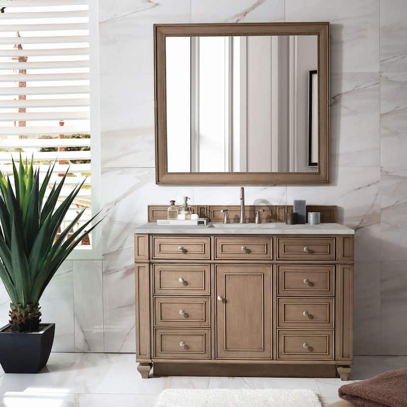 James Martin Vanities 157-V48-3VSL Bristol 48" Single Basin Walnut