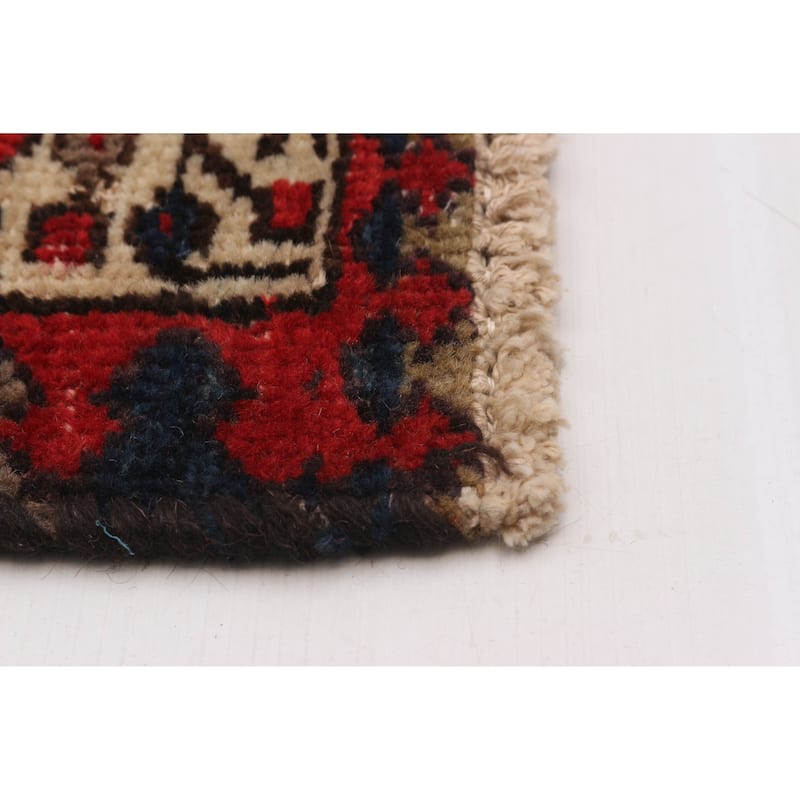 ECARPETGALLERY Hand-knotted Konya Anatolian Red Wool Rug - 3'3 x 11'4