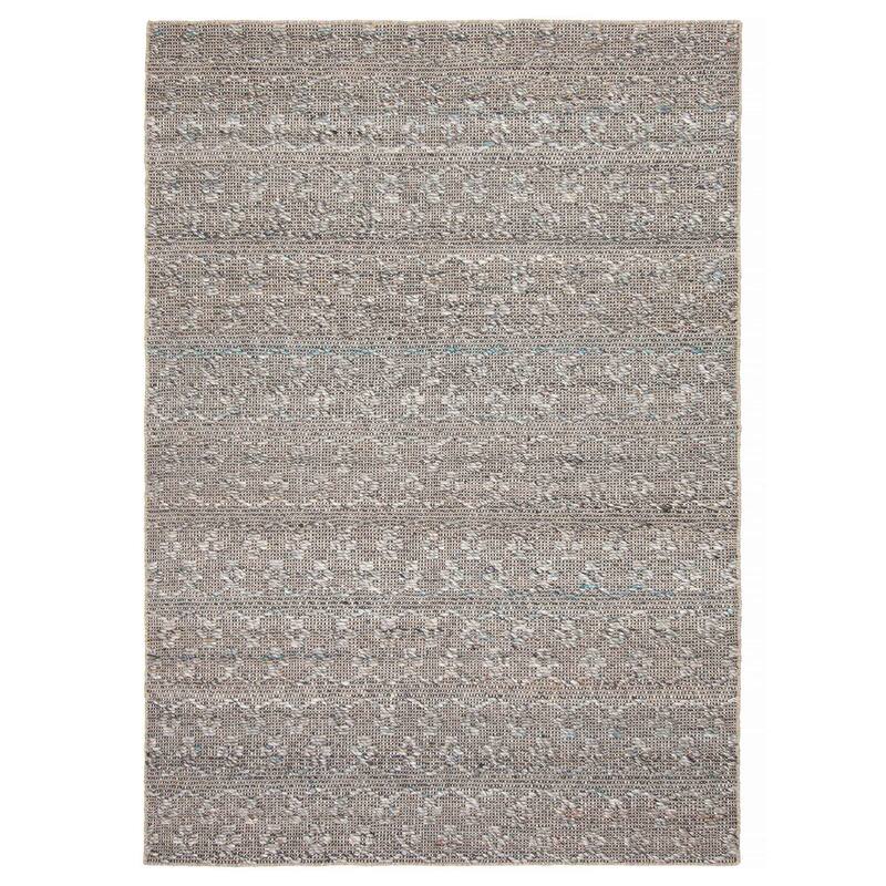 ECARPETGALLERY Braid weave Sienna Grey Wool Rug - 5'3 x 7'6 - Grey - 5'3 x 7'6