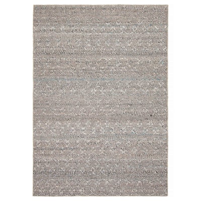 ECARPETGALLERY Braid weave Sienna Grey Wool Rug - 5'3 x 7'6