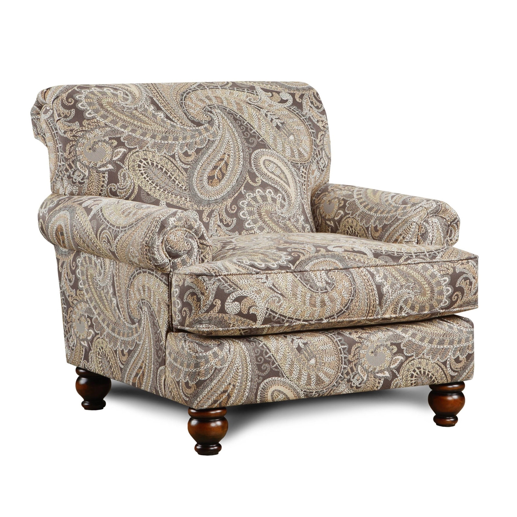 Paisley print accent chairs store