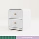 preview thumbnail 2 of 37, Storkcraft Next Santos 2-Drawer Nightstand