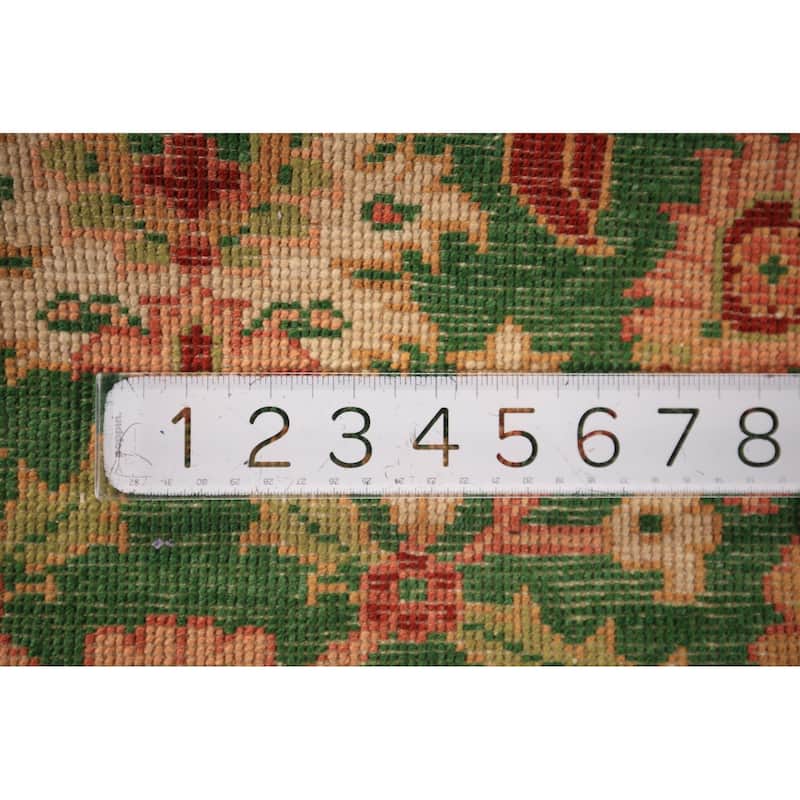 Green Kazak Oriental Foyer Rug Hand-Knotted Wool Carpet - 2'0" x 3'0"