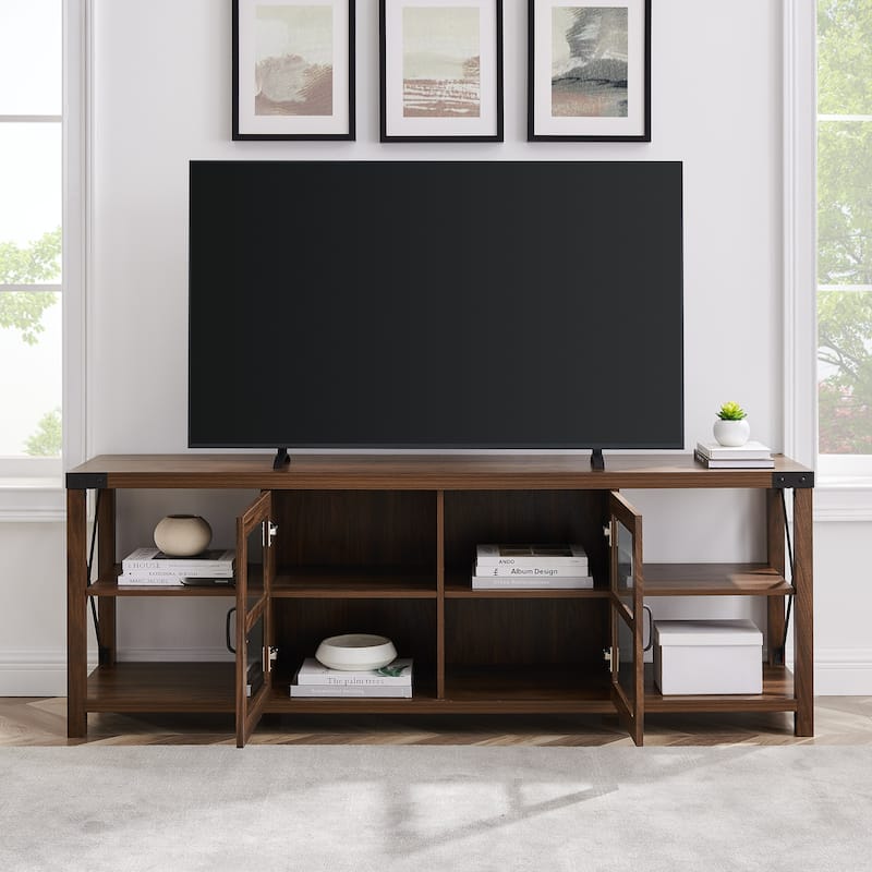 Middlebrook 70-inch Metal X-Accent TV Console