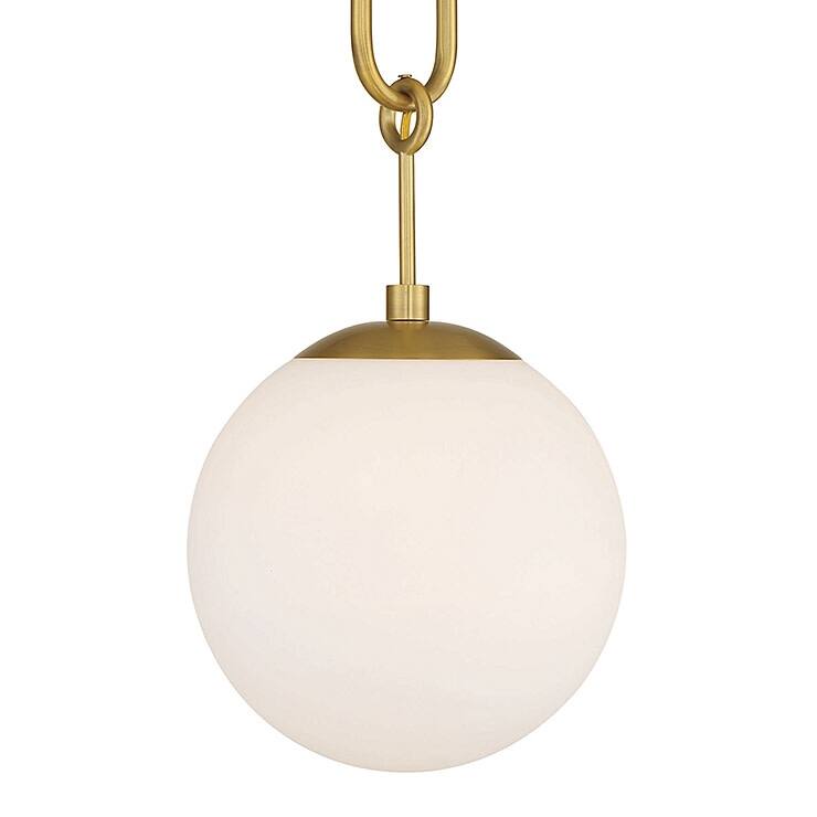 Savoy House Becker 10" Wide Mini Pendant - Warm Brass