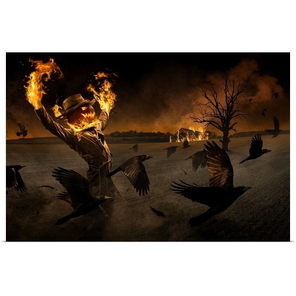 "Jack O' Scarecrow" Poster Print