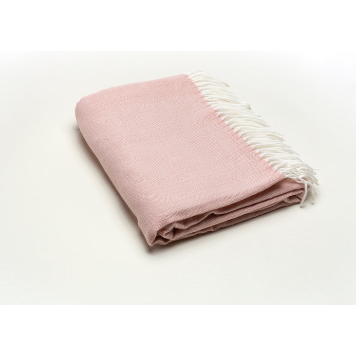 Pastel hot sale pink throw
