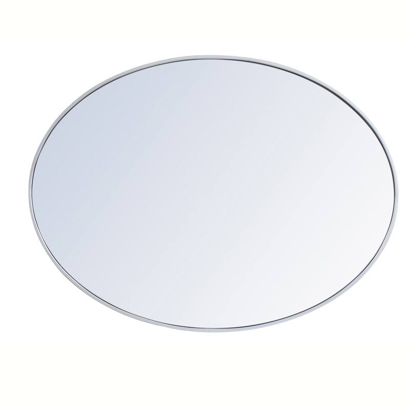 Carson Carrington Labbemala Metal Frame Oval Mirror