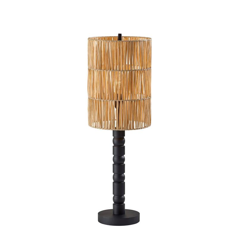 Norfolk Table Lamp - Black Wood