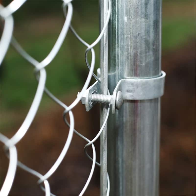 ALEKO Galvanized Steel 50-foot Chain Link Fence Kit