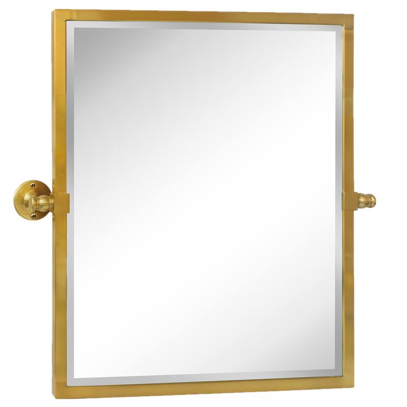 Blakley Rectangle Metal Wall Mirror - 24" x 20" - Brushed Gold