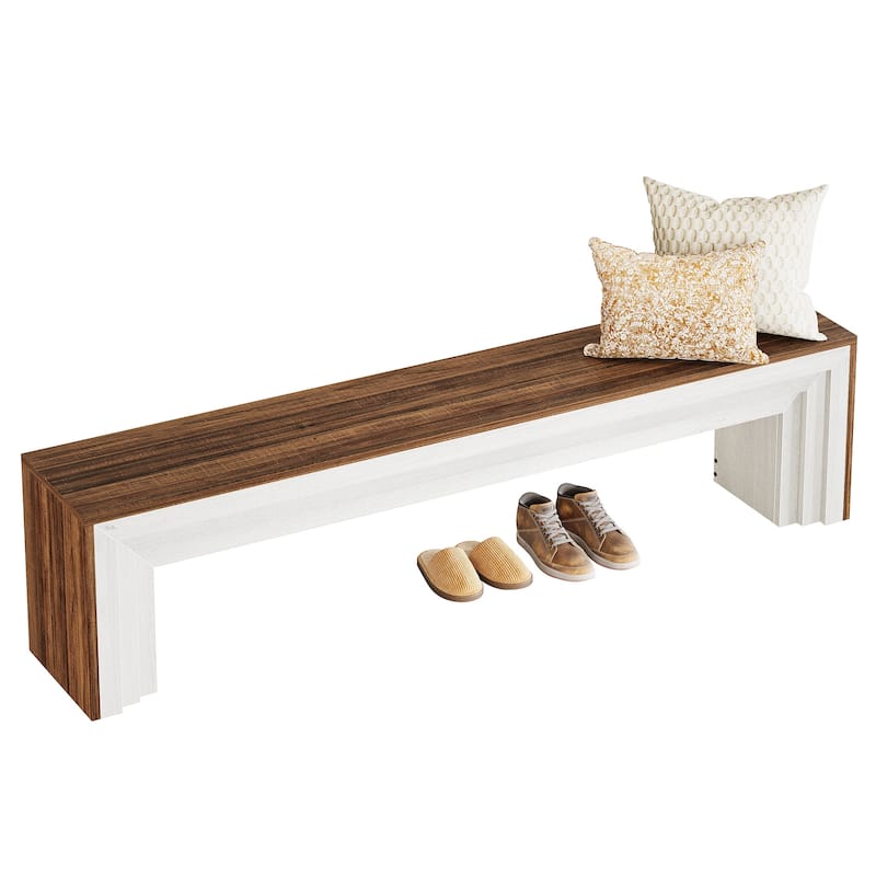 71" Extra Long Entryway Bench, Shoe Bench Seating for Hallway, End of Bed, Living Room, Sofa Back, Dining Room