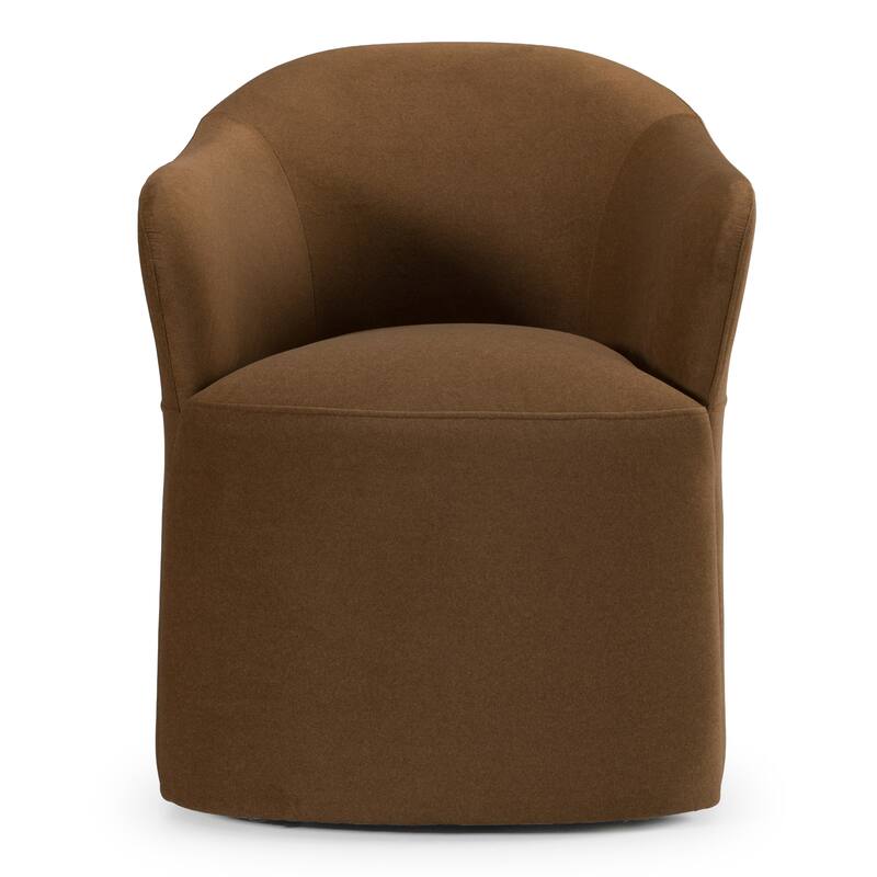Modrest Timothy Modern Brown Fabric Dining Chair