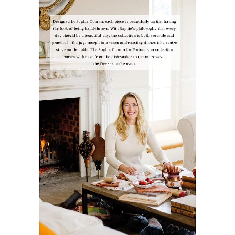 Portmeirion Sophie Conran White Oil and Vinegar Drizzler Set - Oil 10.5 Inch, Vinegar 9 Inch