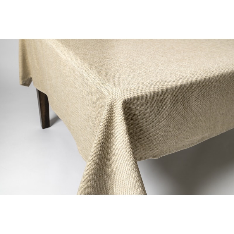 Tweed 100 Cotton Tablecloth - 60"x102" - Green