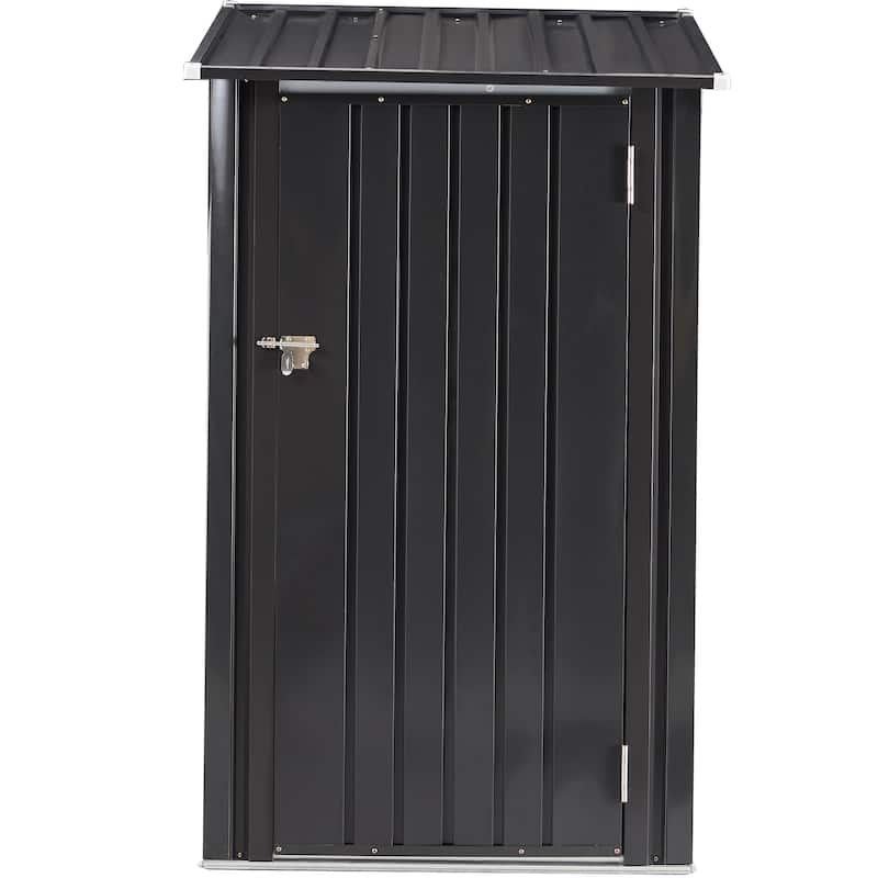 Outdoor Storage Shed, 3 x 3 FT Metal Steel