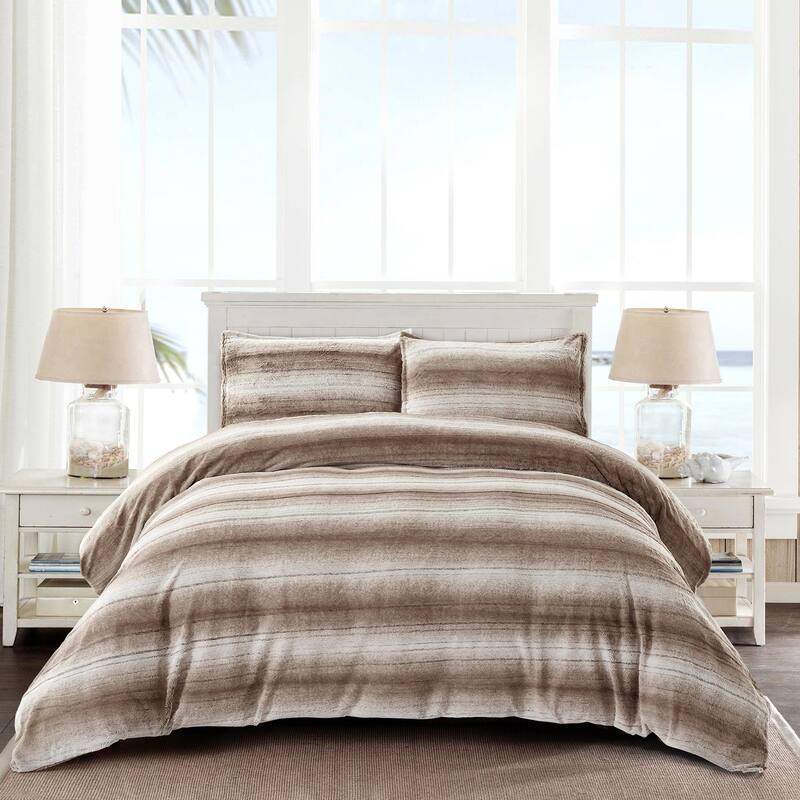 FauxFur Duvet Cover Set - Sarai - King