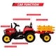 preview thumbnail 18 of 32, 12V Ride on Tractor with Trailer & Remote Control Speed Up to 5mph
