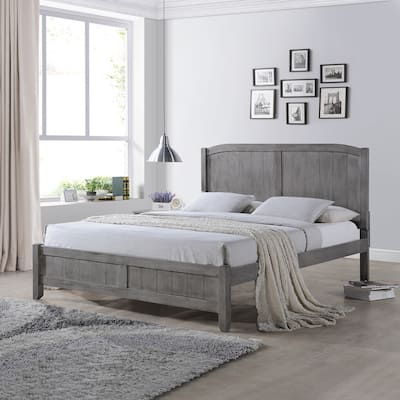 Cloves Rustic Wood Queen Platform Bed by Christopher Knight Home