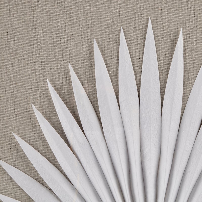Madison Park Sabal Handmade Framed Rice Paper Palm Leaves 3-piece Shadowbox Wall Decor Set