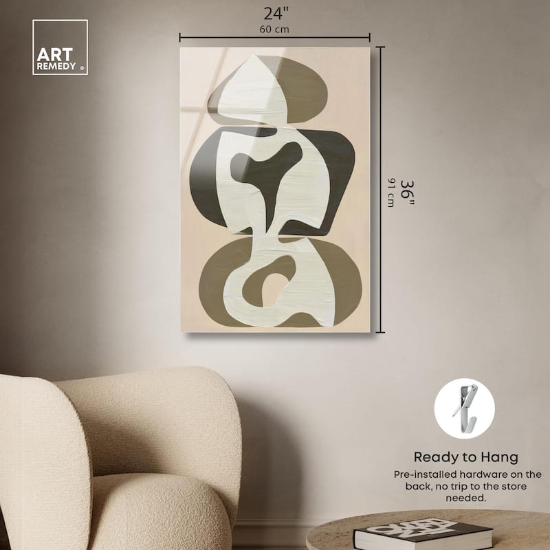 Shapes of Sage II Acrylic by Art Remedy, Ready to Hang