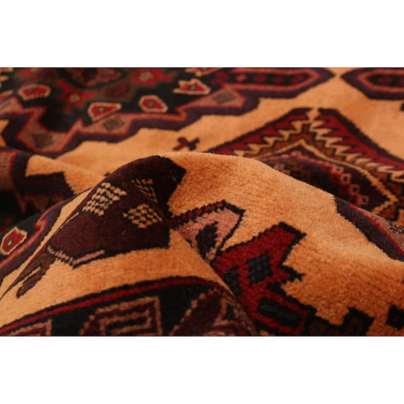 Teimani Beige, Orange Rug 4'1" x 6'4" - 4'1 x 6'4