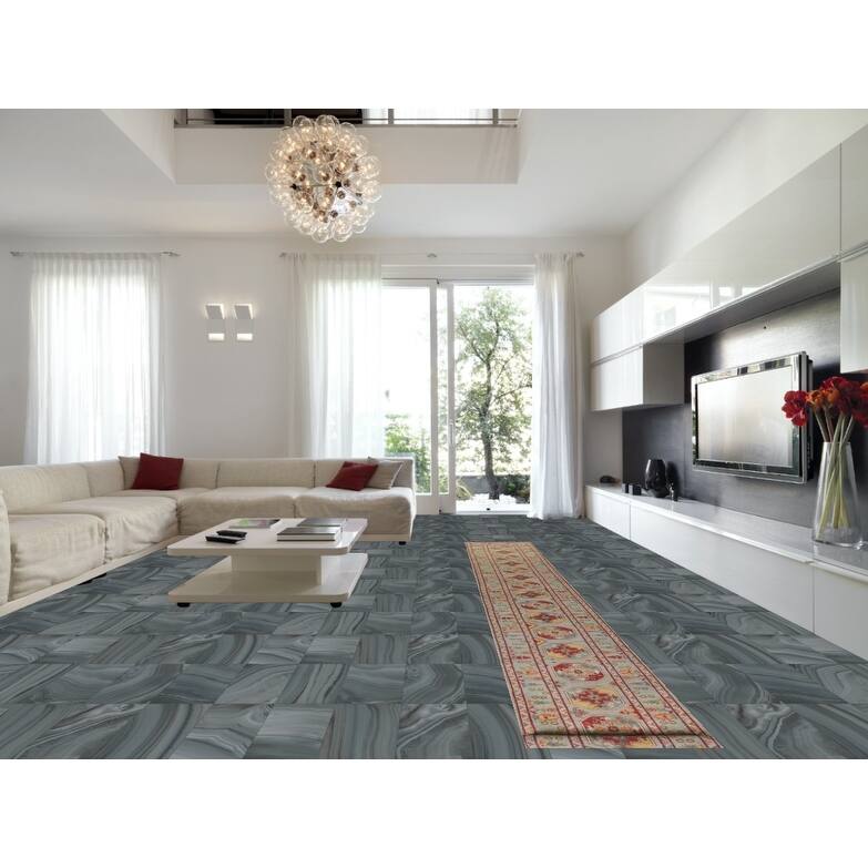 Hand Knotted Oriental 100% Wool Carpet Traditional Geometric Multi-Colored Kazak Runner Rug - 19' 10'' X 2' 6''