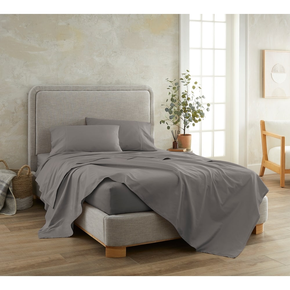 Organic Cotton Sateen Bed Sheets - 300 Thread Count