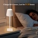 preview thumbnail 11 of 30, C Cattleya 4-Pack LED Cordless 3CCT Dimmable Portable Table Lamps