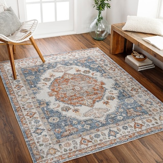 Livabliss Lillian Machine Washable Oriental Area Rug