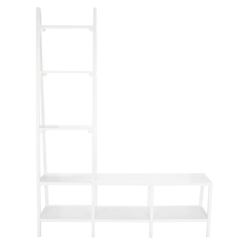 SAFAVIEH Rosalyn 7-Shelf Etagere Bookshelf - 17Wx56Dx72H