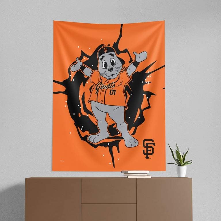 MLB Mascot Printed Wall Hanging