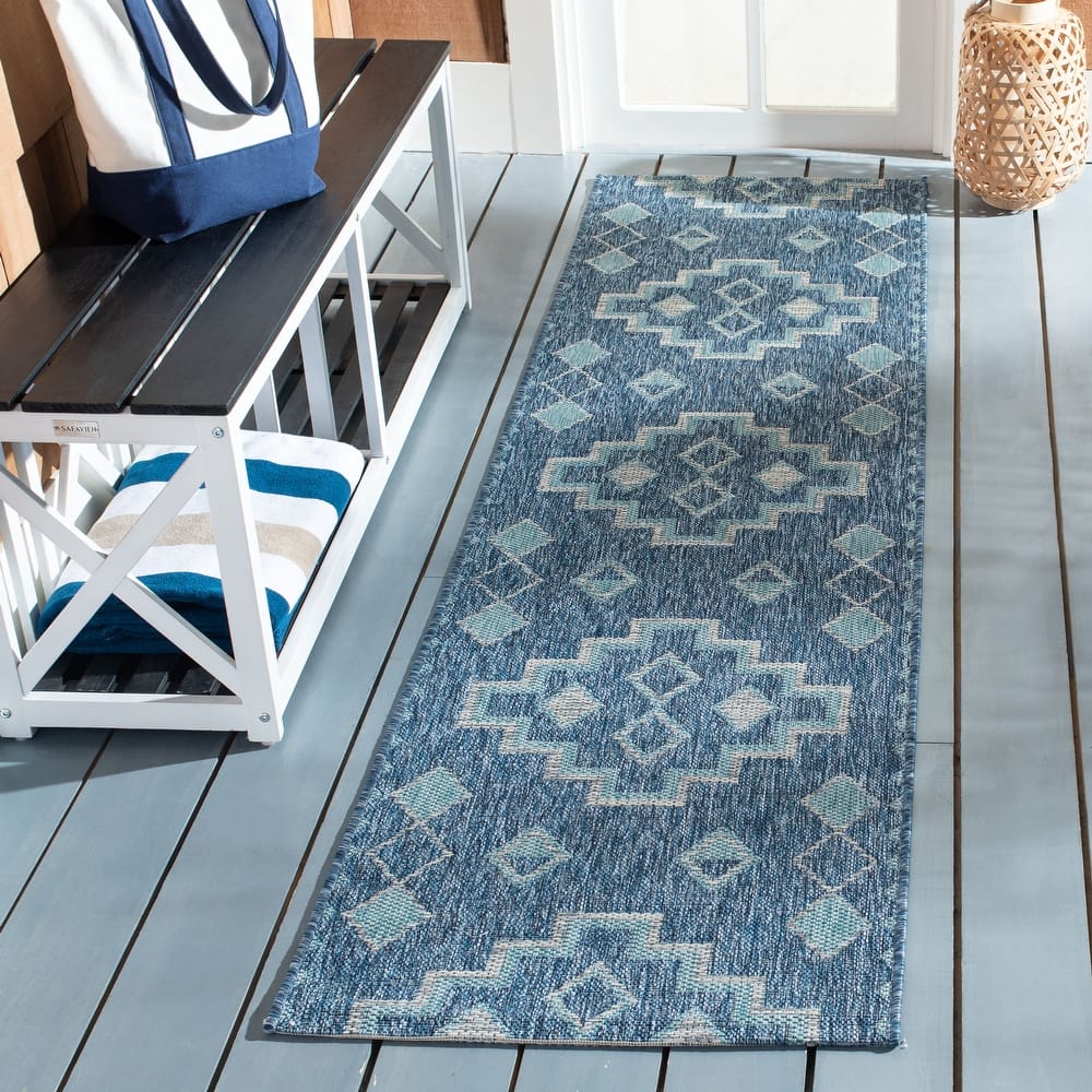 SAFAVIEH Courtyard Cemre Indoor/ Outdoor Waterproof Patio Backyard Rug