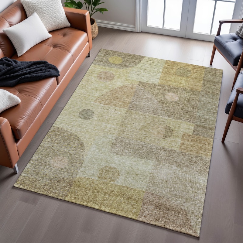 Premium Washable Super Soft Modern Retro Mayfield Rug