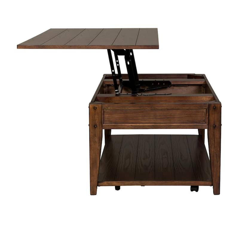 Liberty Furniture Lake House Lift Top Cocktail Table with Castors