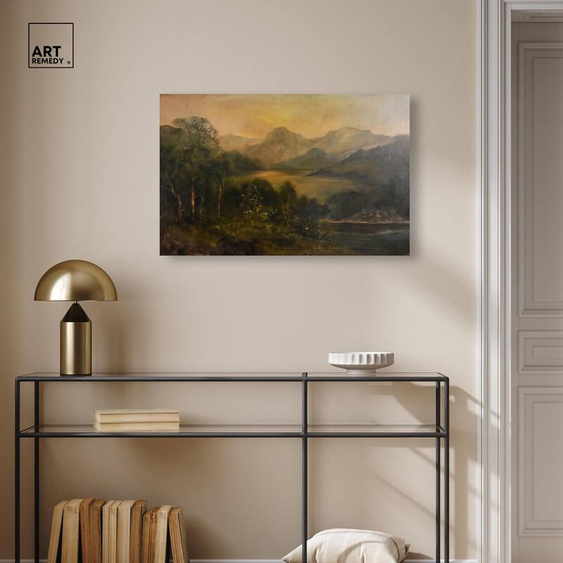 Highland Hues Canvas by Art Remedy, Gallery Wrapped