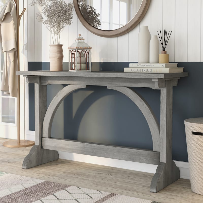 Catrina Rustic Oak Finish 47-inch Sofa Table by Furniture of America