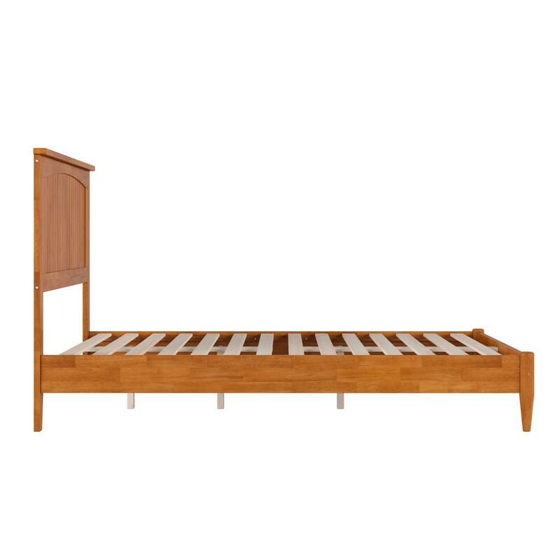Naples Solid Wood Low Profile Platform Bed