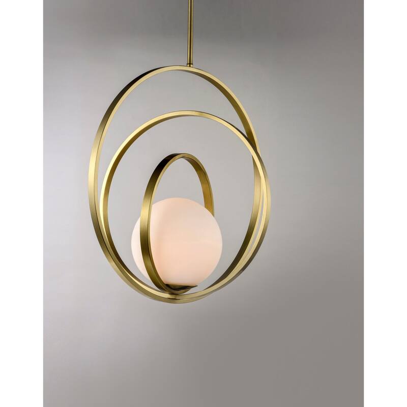 Maxim Coronet Single Light 18" Adjustable Ring Pendant
