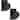 Mega Handles LAURA Dummy Round Door Knob with Slim Square Plate | Non-Turning, Reversible Handing | Easy to Install