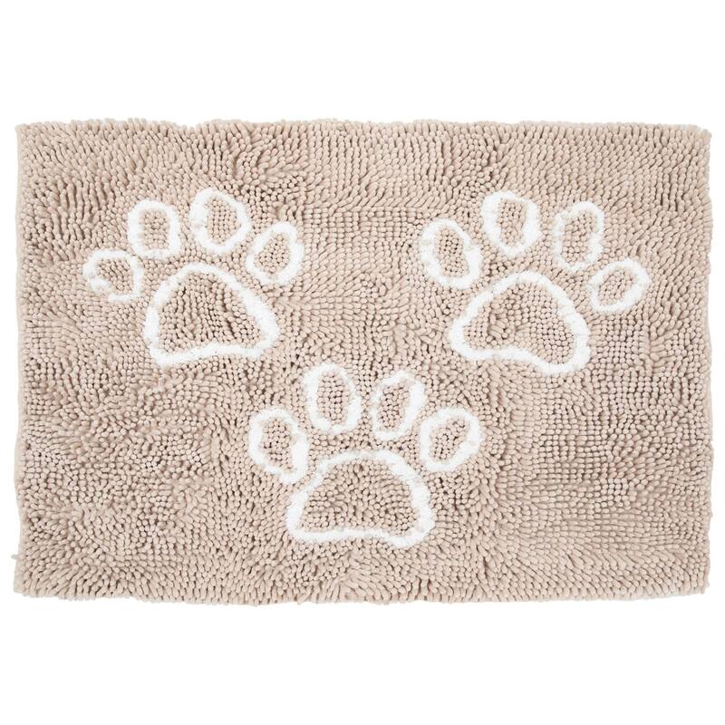 Perro & Gato Soft Chenille Pet Mat - Tan - 20x31