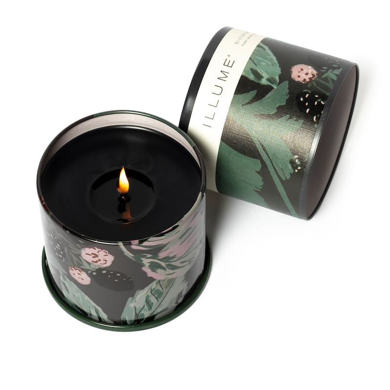 ILLUME Beautifully Done Baltic Glass Candle, Blackberry Absinthe