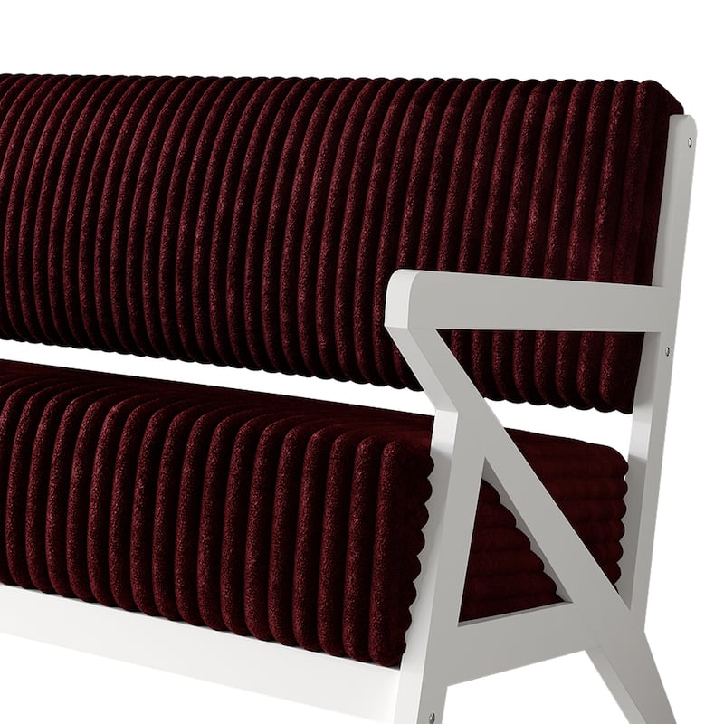 CraftPorch Chic Modern Velvet 2-Piece Upholstered Living Room Set