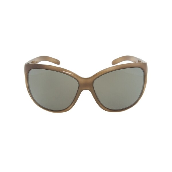 Porsche Design Design P8524 B Oval Sunglasses | Brown Horn Frame | Light grey Lens - 65mm x 13mm x 125mm. Opens flyout.