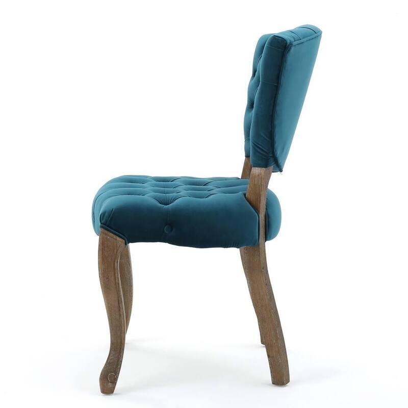 Teal Velvet Dressing Chair Accent Chair Coffee Chair with Padded Backrest, Luxurious Dining Chair Dressing Chair