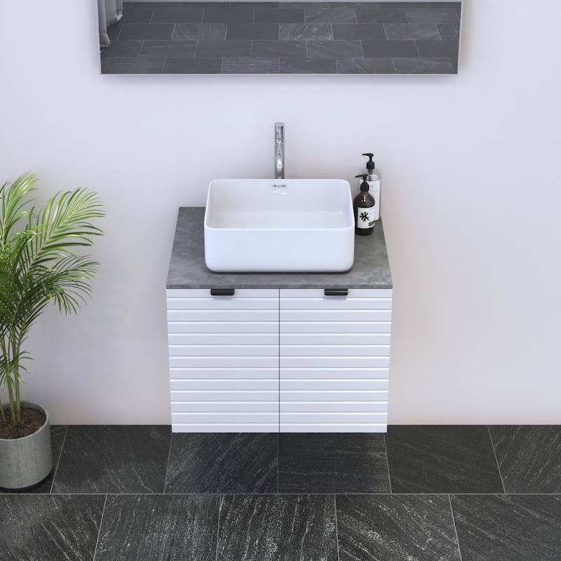 Capri 2D 60 Floating Bathroom Vanity (24" Width)