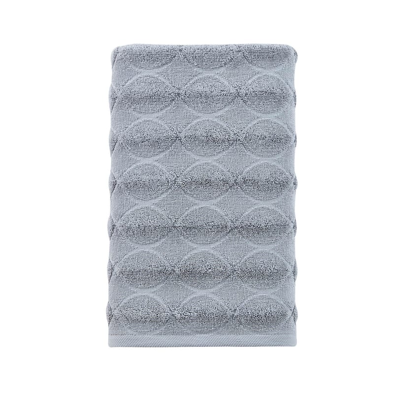 Ozan Premium Home Esperance Collection 100% Turkish Cotton Bath Towel - Grey